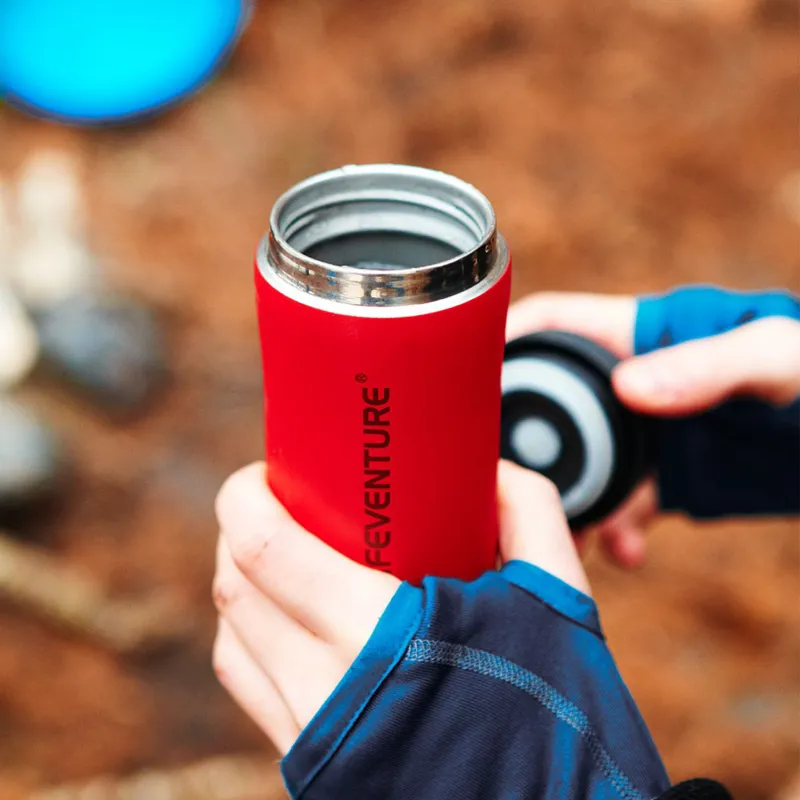 Lifeventure Thermal Mug 300ml - Matt Red-1