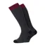 Horizon Heritage Winter Sport Socks Twin Pack 8 - 12 Anthracite Marl / Burgundy