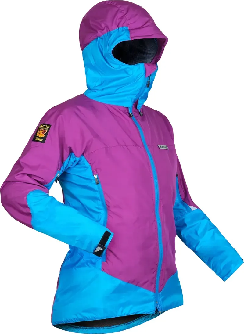 Womens Velez Jacket Foxglove / Neon Blue Limited Edition-1