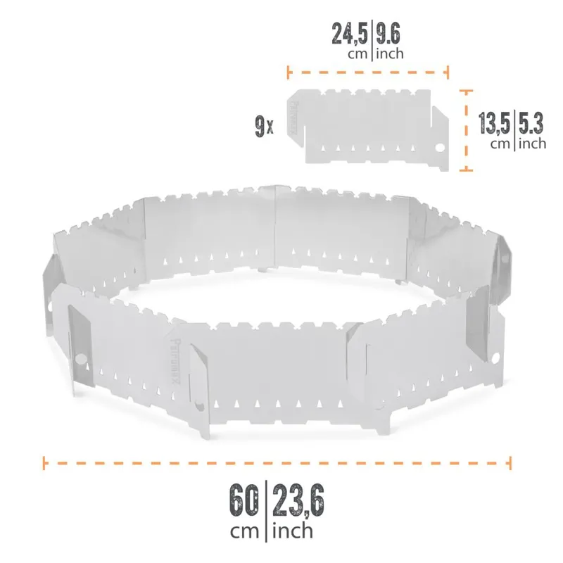 Petromax Plug-in Windbreak for Firebowls and Fireplaces-3