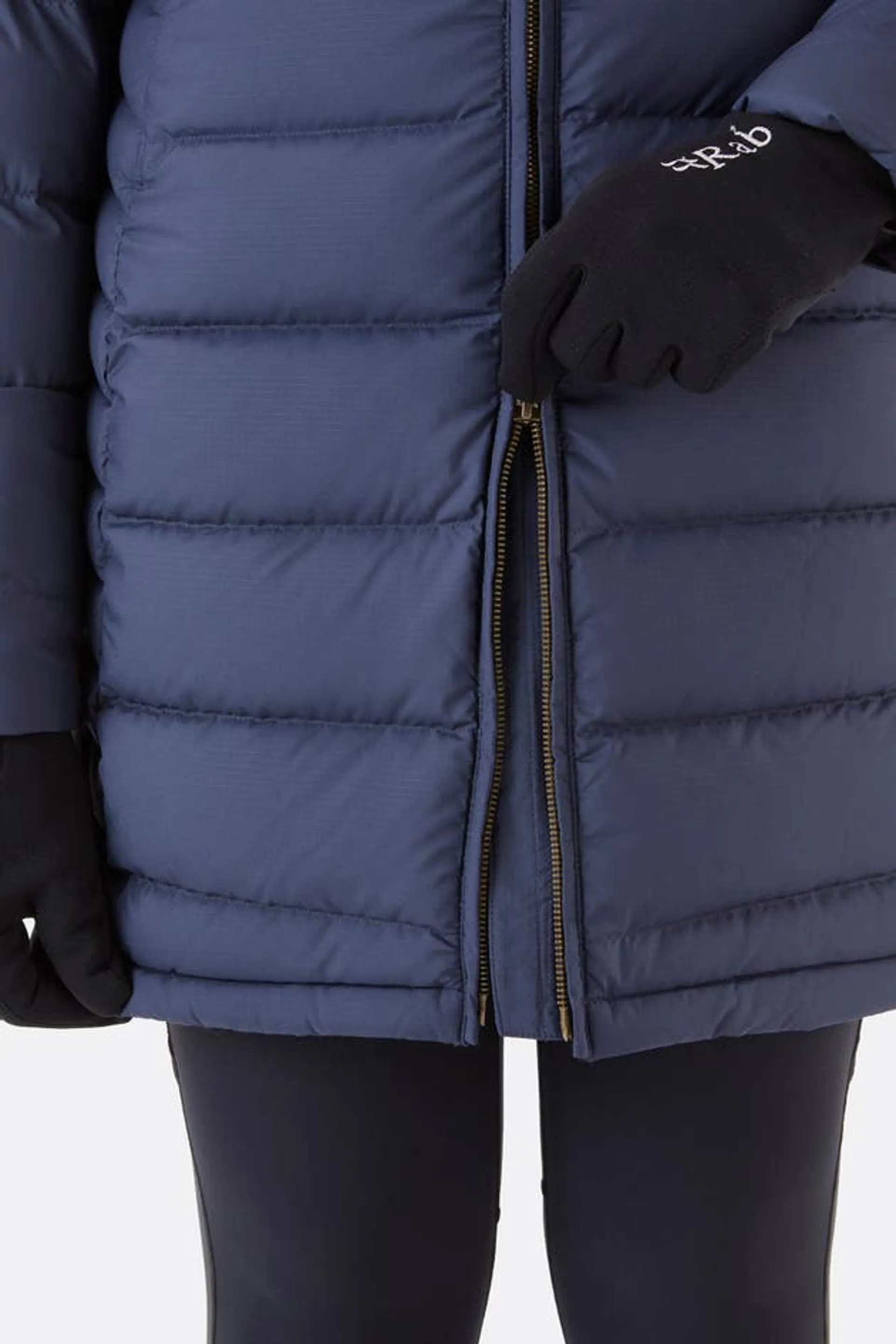 Rab deep cover parka denim deals