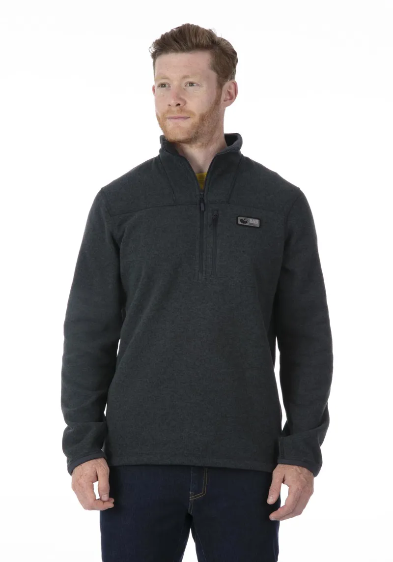 Rab Mens Quest Pull On Fleece Anthracite Grey-1