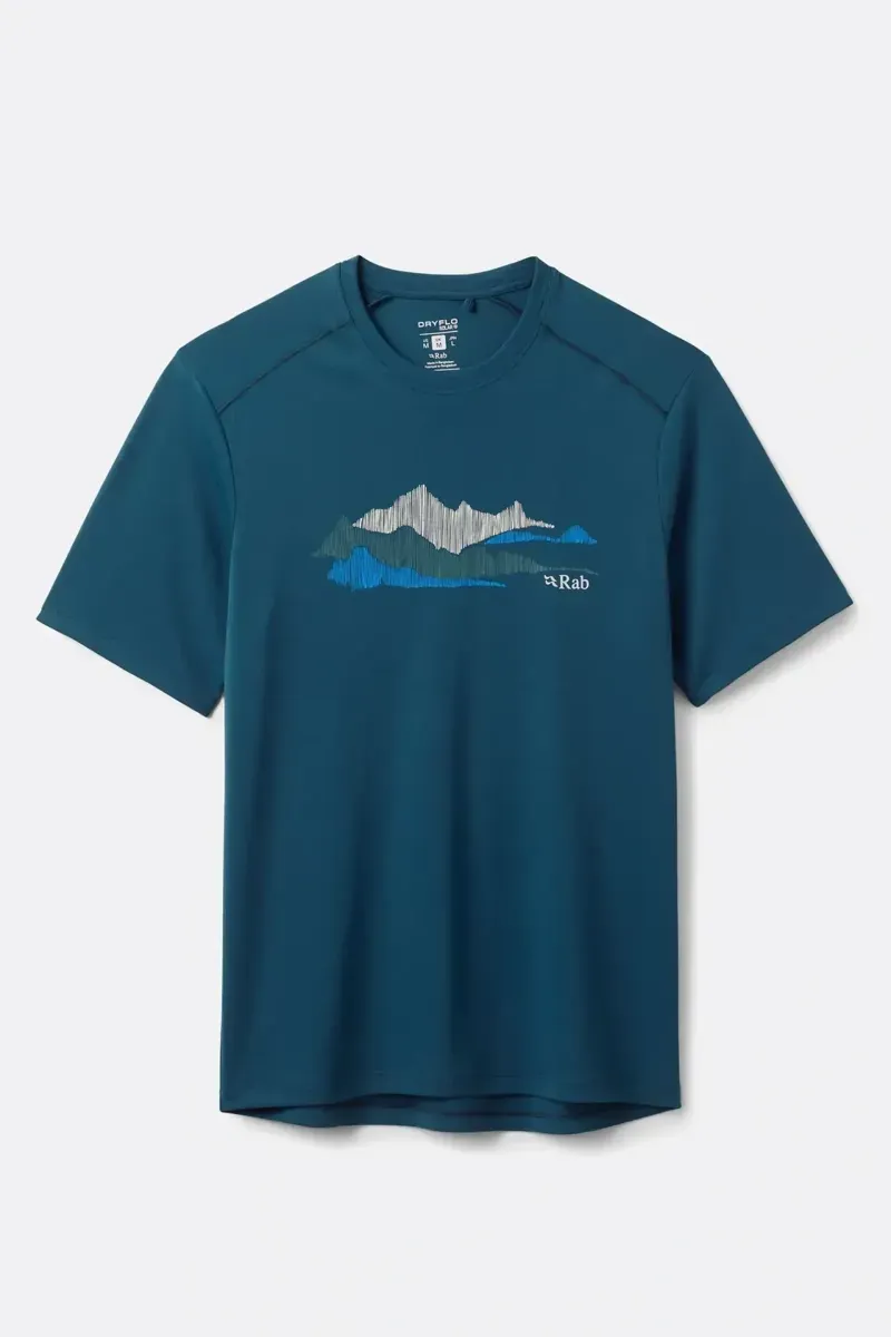 Rab Force Aspect T-Shirt in Tempest Blue