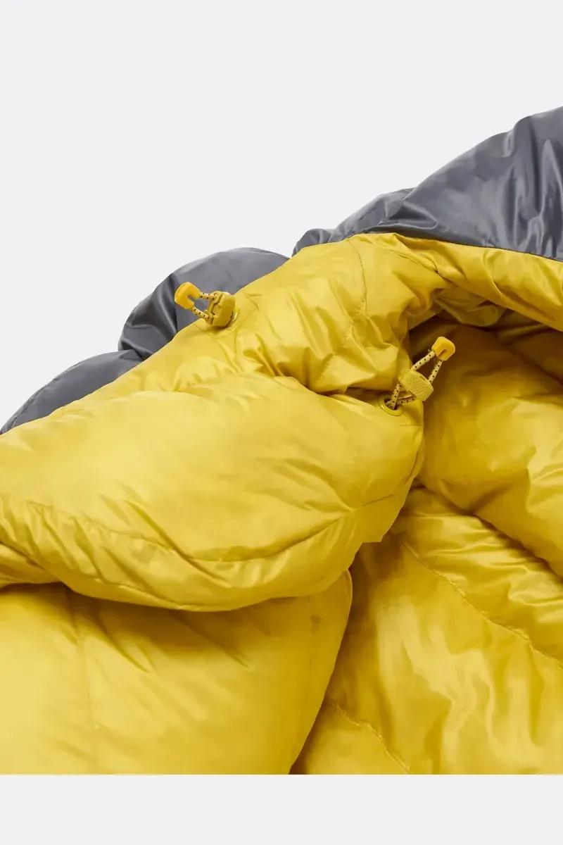 Rab Neutrino -6C  Down Sleeping Bag - Graphene/Dark Pollen Regular LZ 870g-13