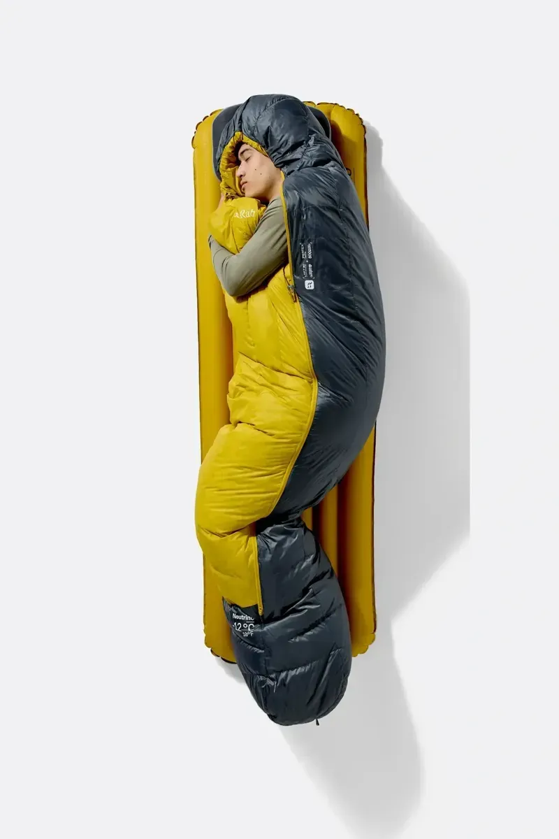 Rab Neutrino -6C  Down Sleeping Bag - Graphene/Dark Pollen Regular LZ 870g-4