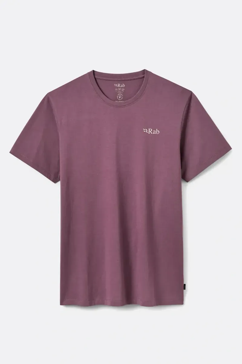 Rab Stance Mountain Peak T-Shirt in Dark Iris