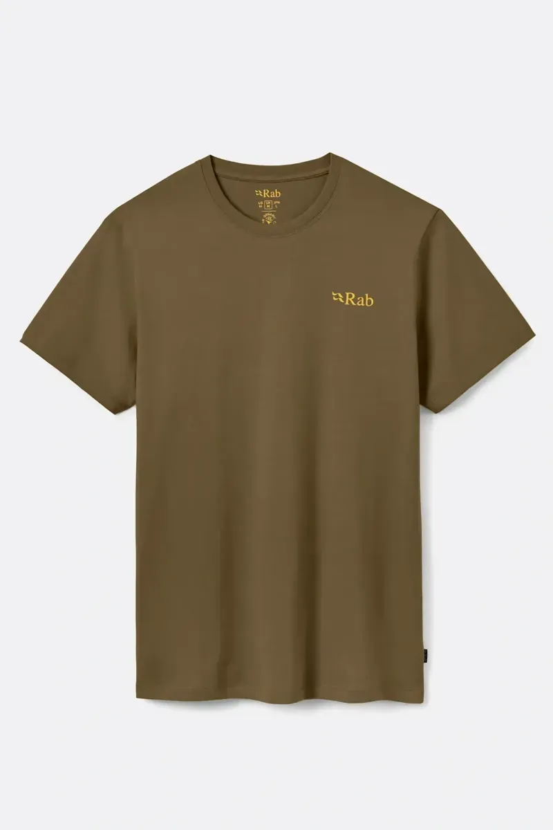 Rab Stance Pitch T-Shirt in Oak