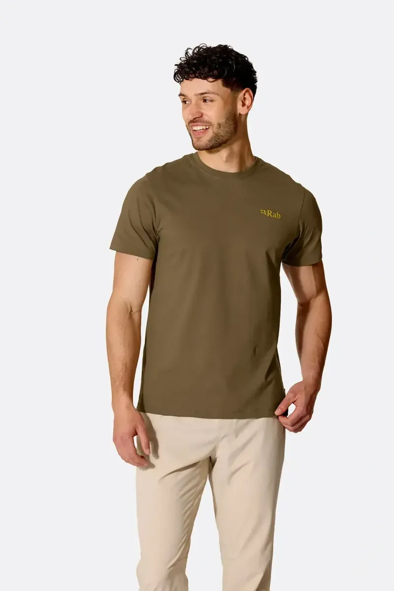 Rab Stance Pitch T-Shirt in Oak-2