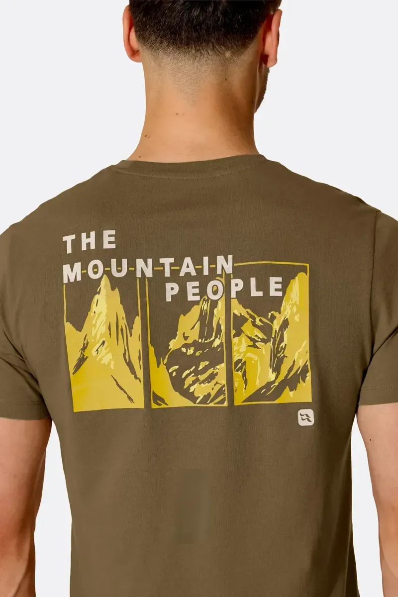 Rab Stance Pitch T-Shirt in Oak-5