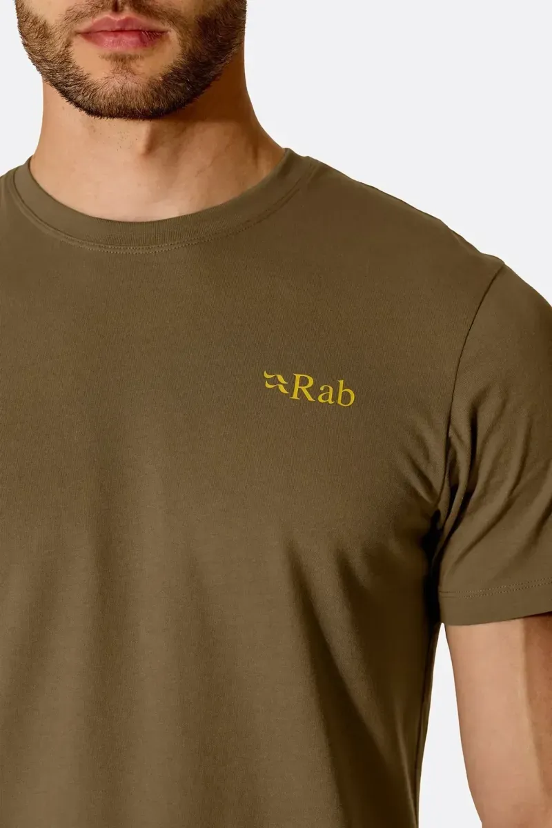 Rab Stance Pitch T-Shirt in Oak-6
