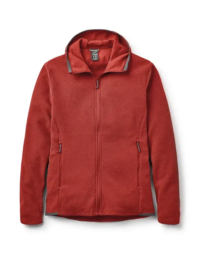 Rab Mens Stavel Fleece Hoody Tuscan Red M