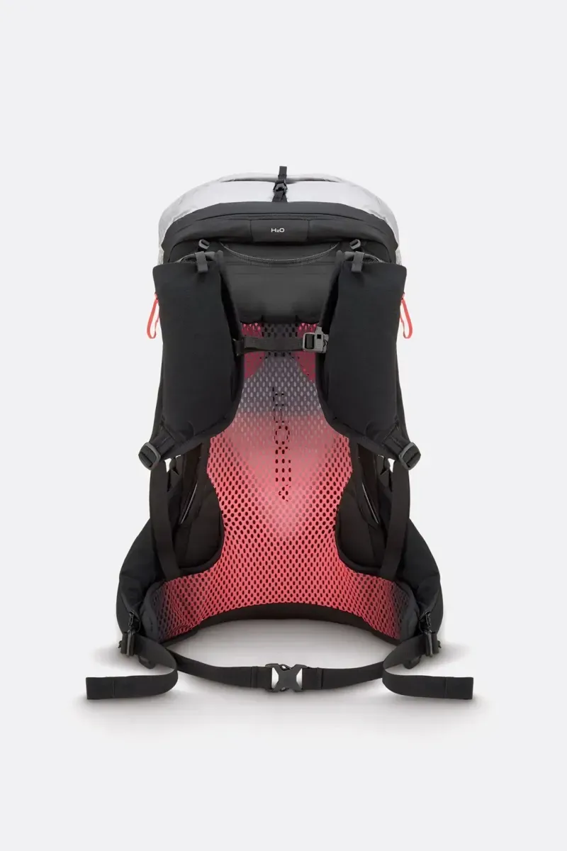 Rab Women's Syclon XP ND38L Waterproof Pack in Black/Dark Pewter-3