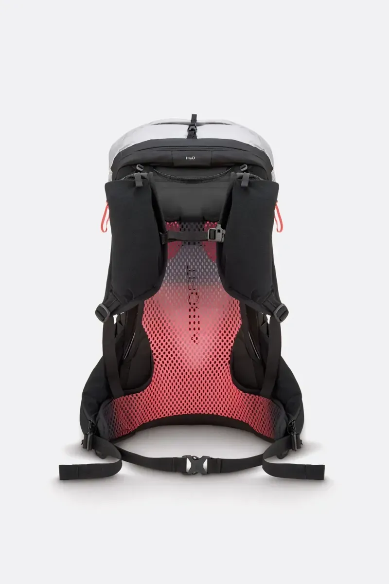 Rab Women's Syclon XP ND38L Waterproof Pack in Black/Dark Pewter-4