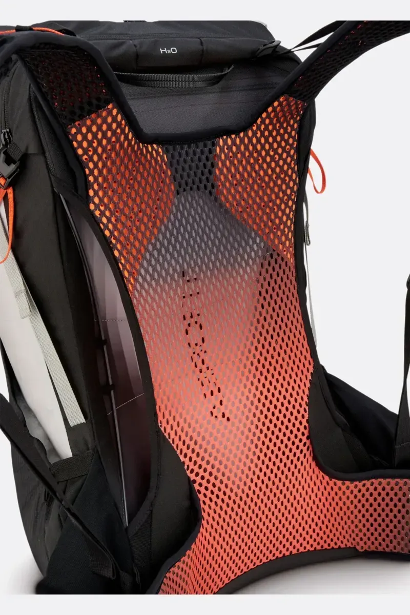 Rab Syclon XP 40L Waterproof Pack in Black/Dark Pewter-5