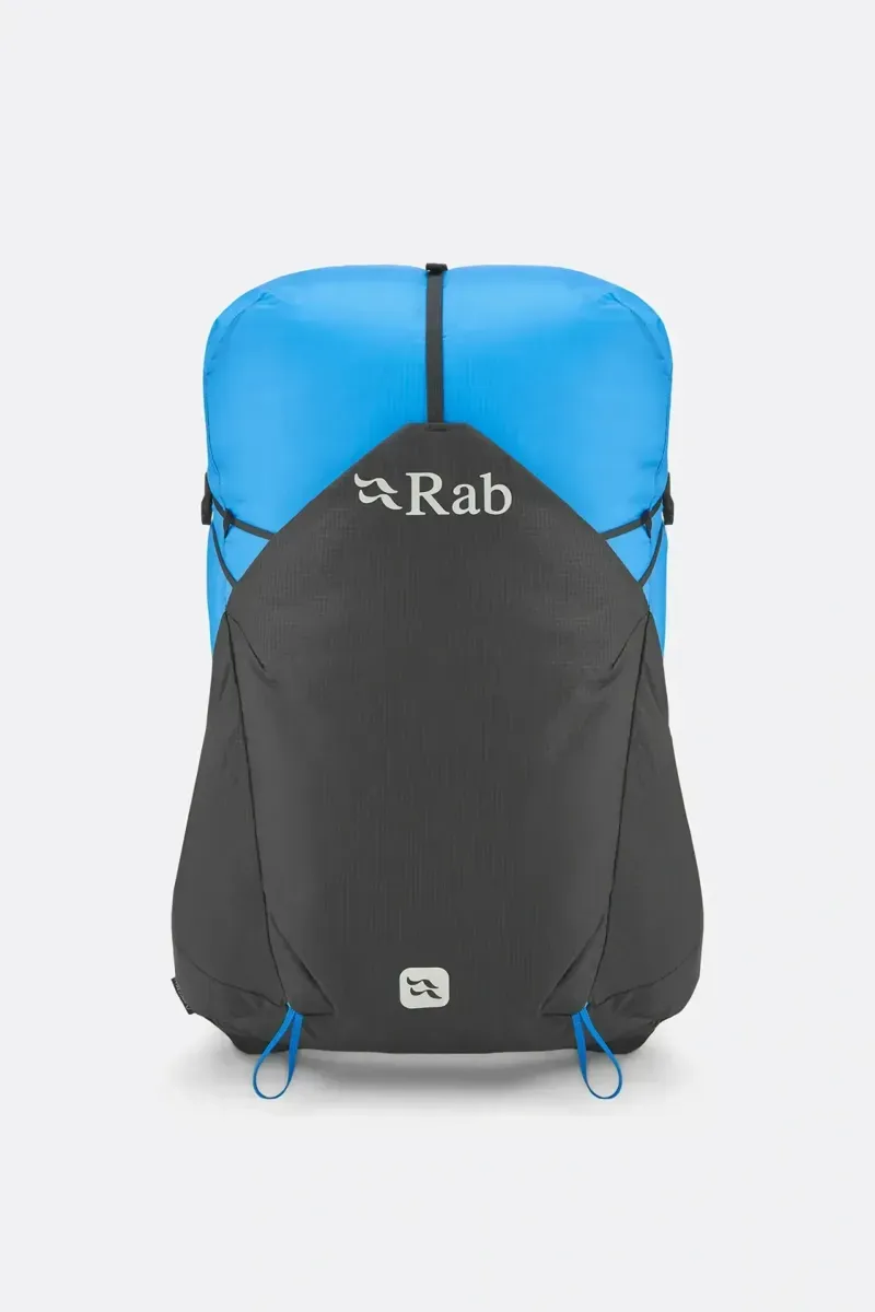 Rab Syclon XP 40L Waterproof Pack in Black/Maya Blue
