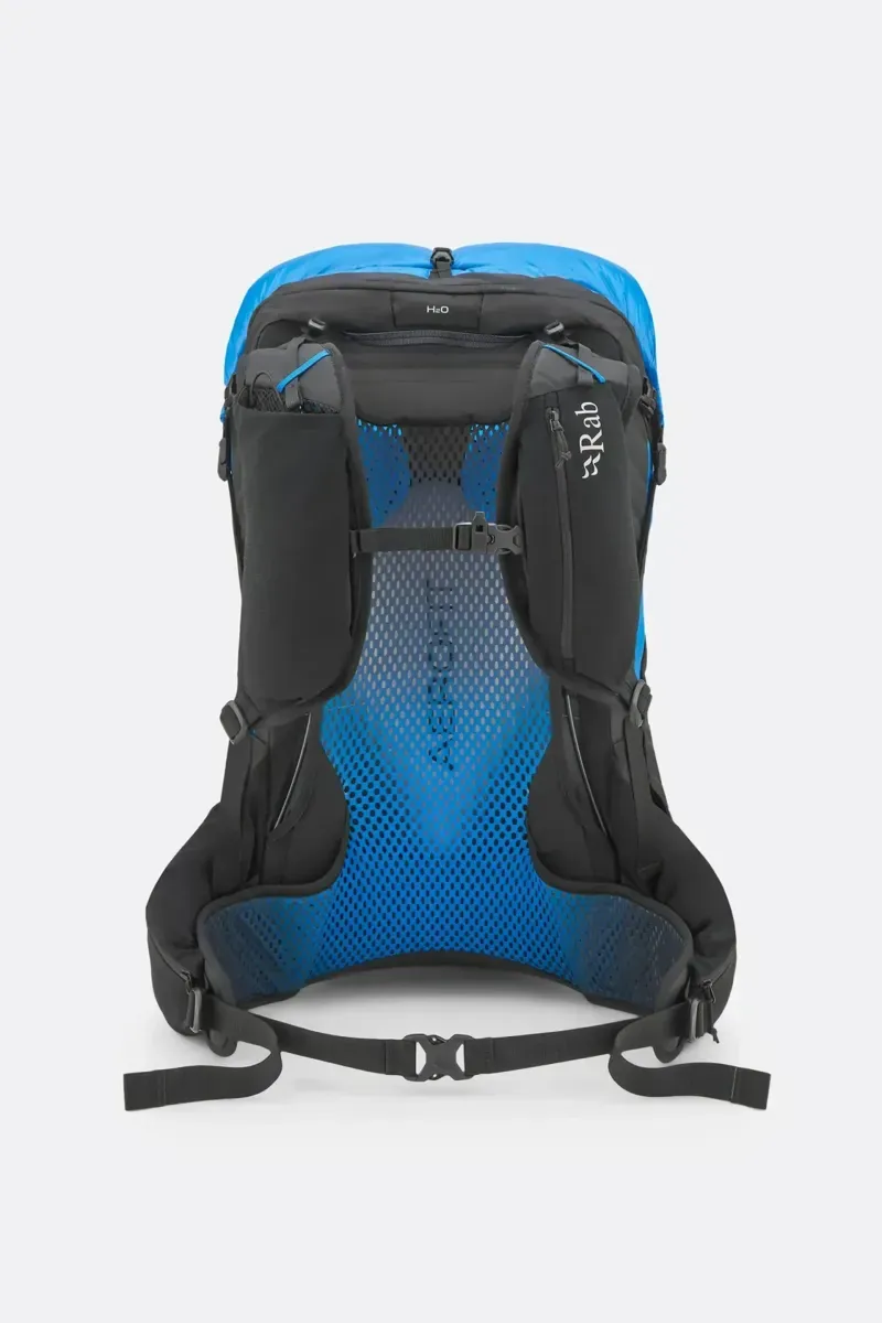 Rab Syclon XP 40L Waterproof Pack in Black/Maya Blue-2