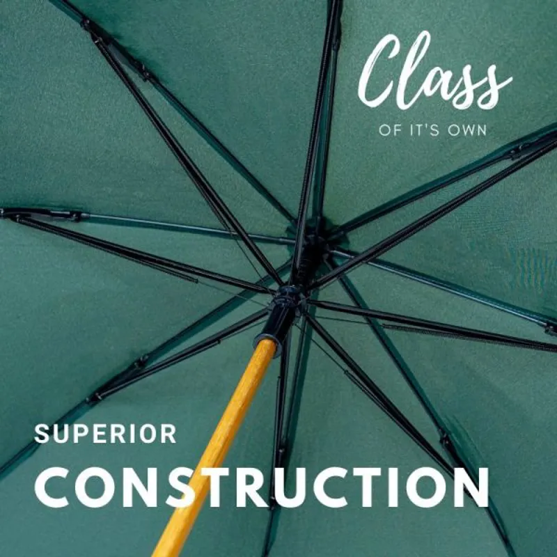 Warwick Windproof Walking Umbrella - Green-2