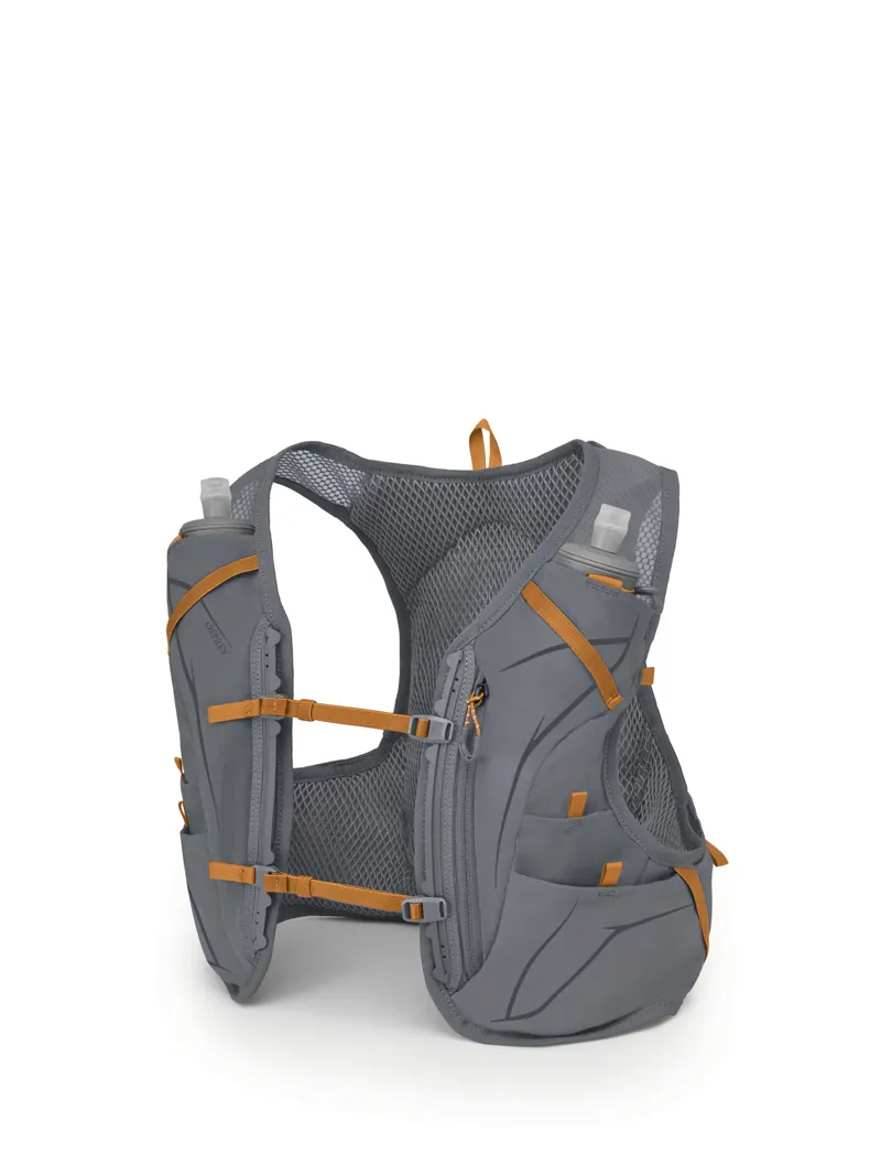 Osprey Duro 6 Mens Trail Running Vest - Phantom Grey/Toffee Orange