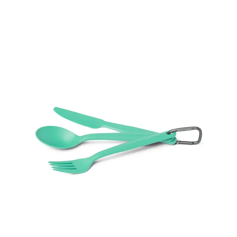 Sea To Summit Camp 3 Piece Cutlery Set in Cabbage
