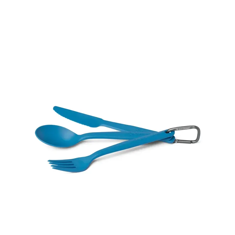 Sea To Summit Camp 3 Piece Cutlery Set in Cendre Blue