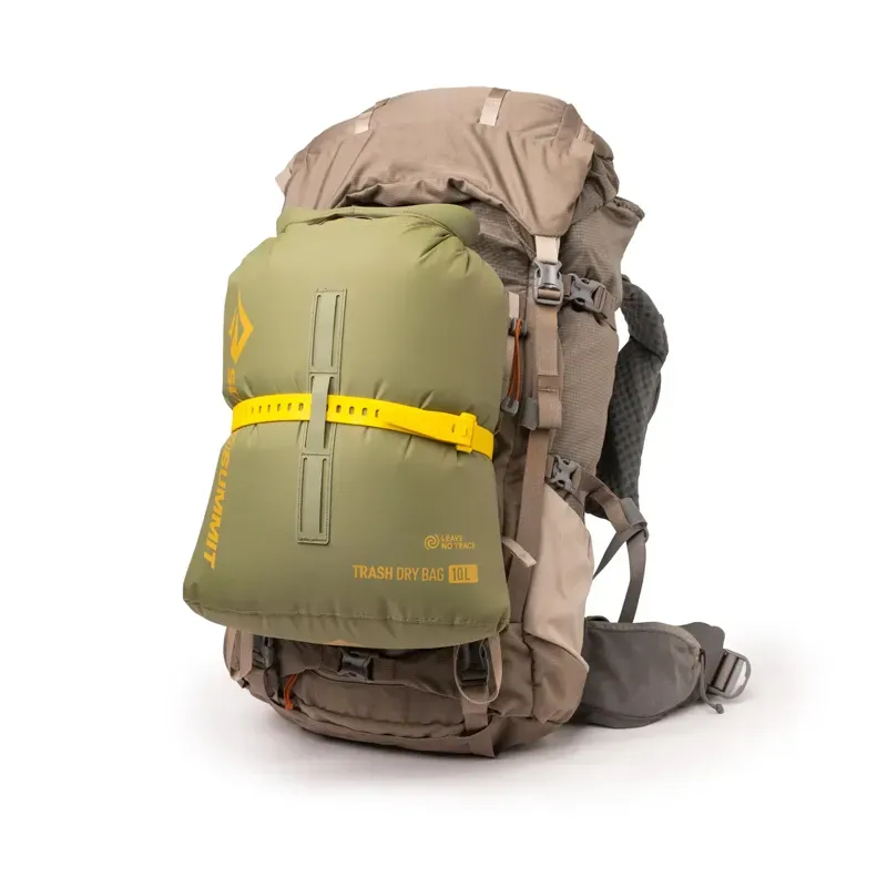 Sea To Summit Trash 10L Dry Bag in Burnt Olive-4