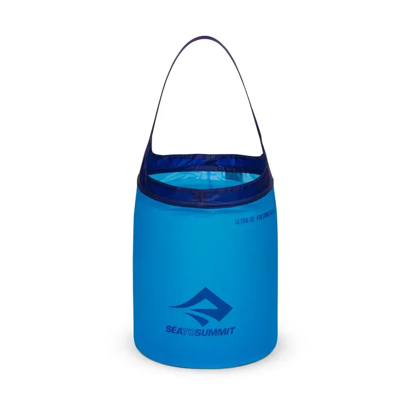Sea To Summit Ultra-Sil 10L Folding Bucket in Blue Atoll