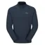 Rab Sonic Mens Long Sleeve Zip Baselayer in Tempest Blue