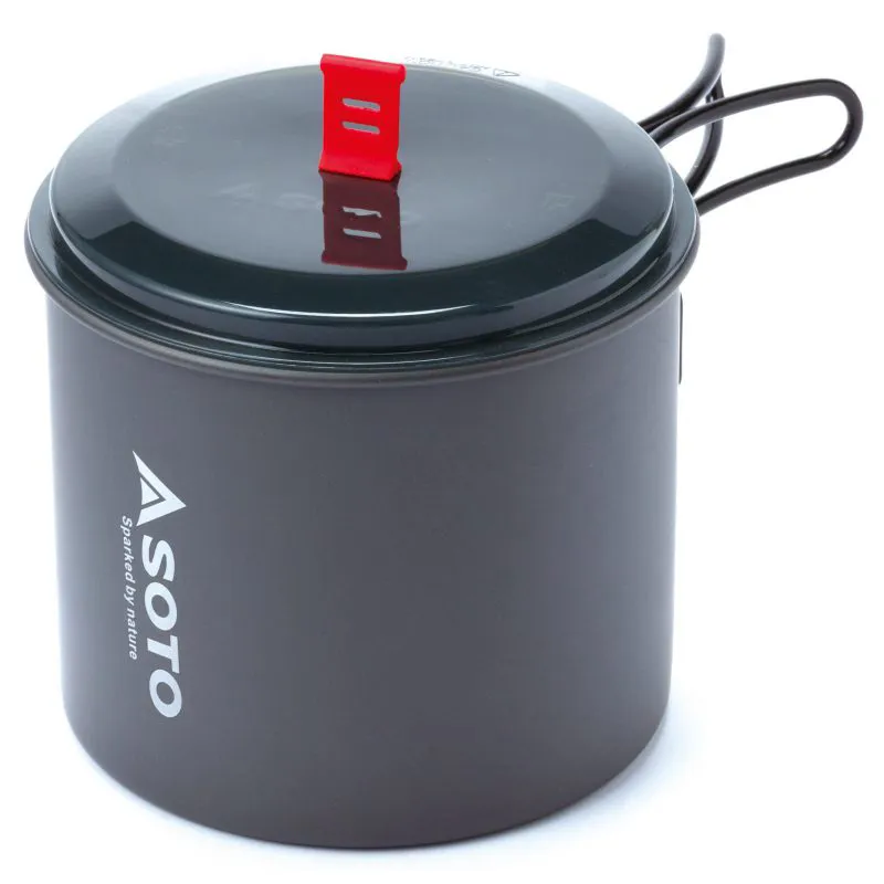 SOTO Amicus Gas Canister Stove and New River Pot Combo-2