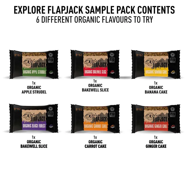 Torq Explore Flapjacks Multi-Pack - 6 Flavours-1