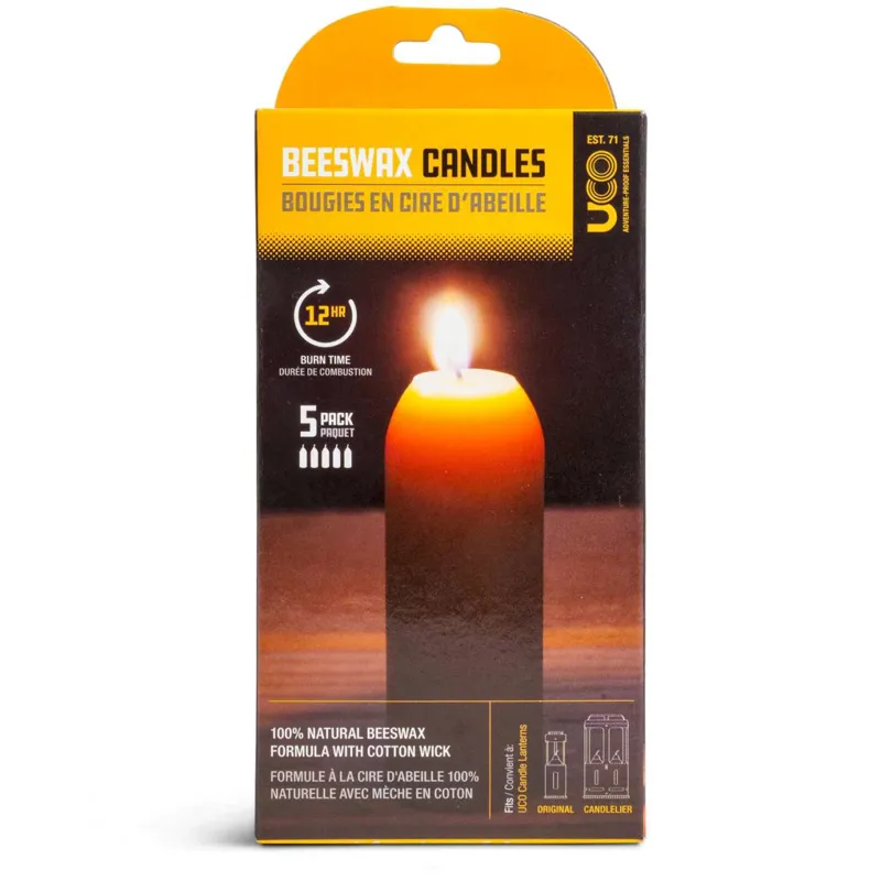 UCO 12+ hour Beeswax Candles - 5 Pack-1