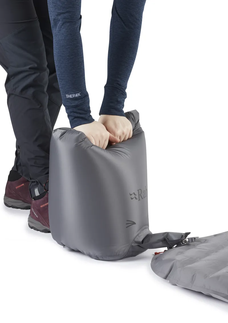 Rab Ultrasphere 4.5 Camping Sleeping Mat in Dark Pewter 0.370 - 0.505Kg to  R-value 4.3-4