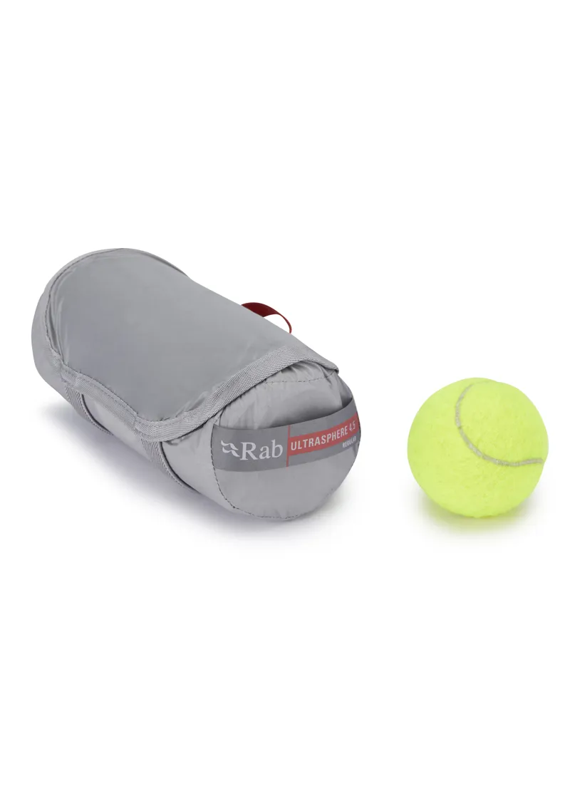 Rab Ultrasphere 4.5 Camping Sleeping Mat in Dark Pewter 0.370 - 0.505Kg to  R-value 4.3-3