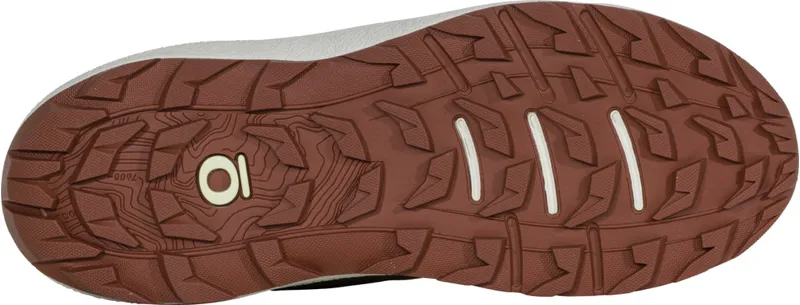 Oboz Cottonwood Womens Low Waterproof Walking Shoes - Conifer Green-2