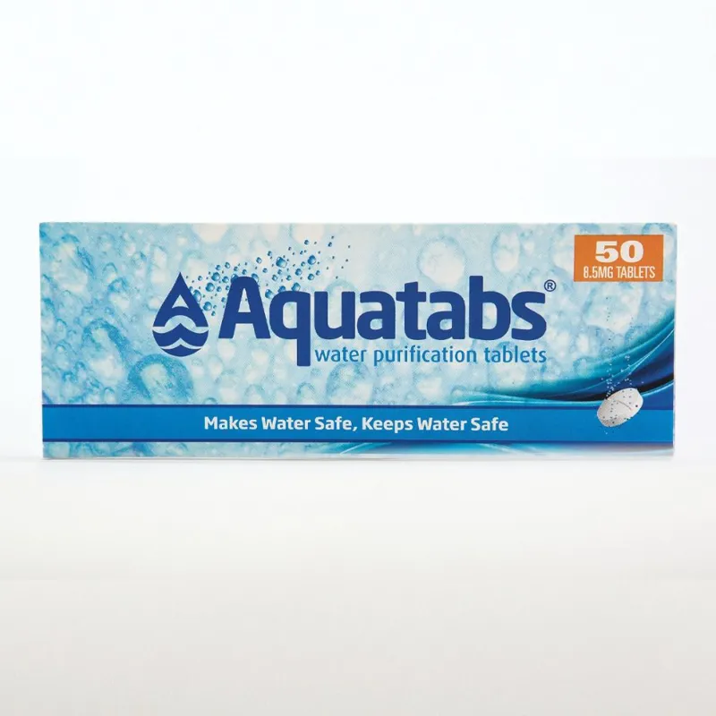 Aquatabs Water Purification Tablets 50 Pack