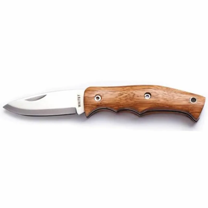 Whitby PK329 EDC Pocket Folding Knife  Zebra Wood