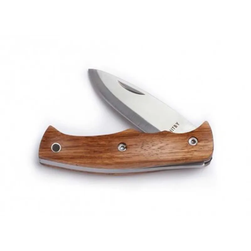 Whitby PK329 EDC Pocket Folding Knife Zebra Wood