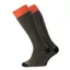Horizon Heritage Winter Sport Socks Twin Pack Olive Marl/Orange 8-12