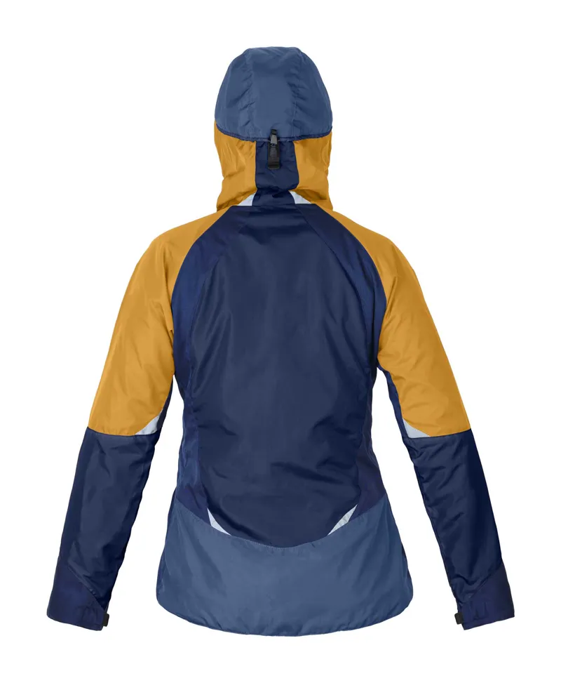 Paramo Womens Velez Evolution Hybrid Smock Midnight/Gold/Indigo Waterproof Jacket-1