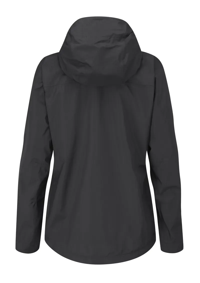 Rab Downpour Plus 2.0 Womens Waterproof Jacket in Black -1