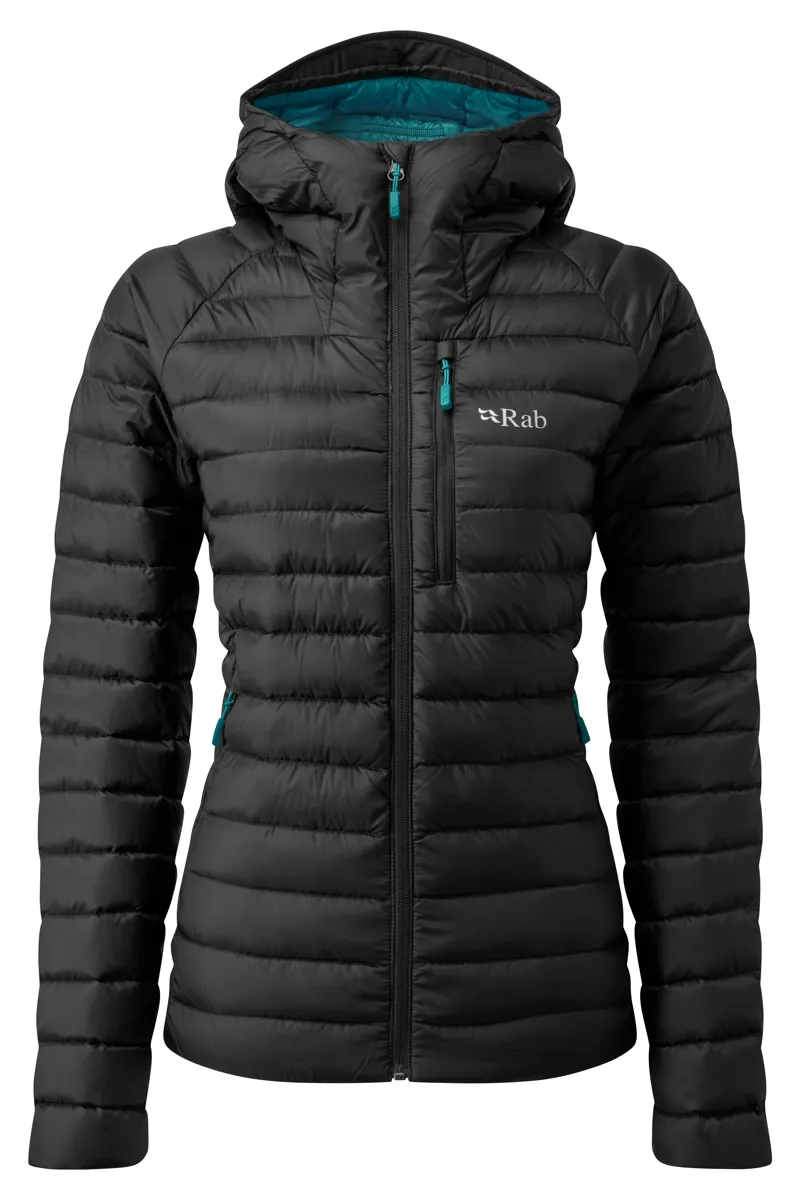 Rab Microlight Alpine Womens Insulated Down Jacket in Black