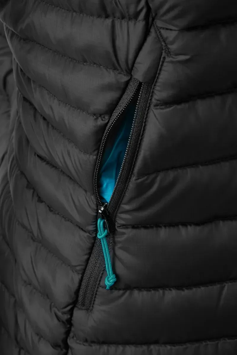 Rab Women's Microlight Down Vest Insulated Gilet in Black-2