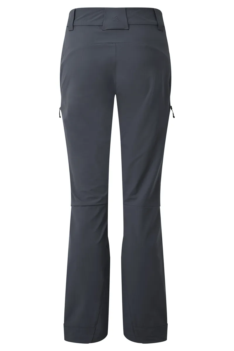 Rab Sawtooth Womens Softshell Pants in Beluga-1