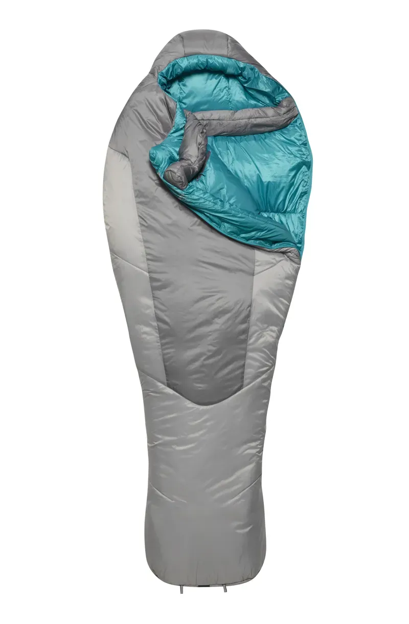 Rab Solar Ultra 3 Sleeping Bag Womens Dark Pewter  Grey Left Zip -13C - 1270g-4
