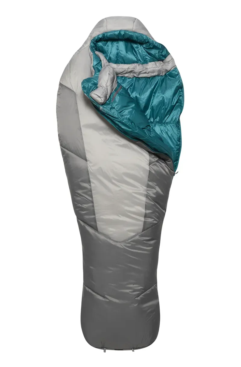 Rab Solar Ultra 3 Sleeping Bag Womens Dark Pewter  Grey Left Zip -13C - 1270g-5